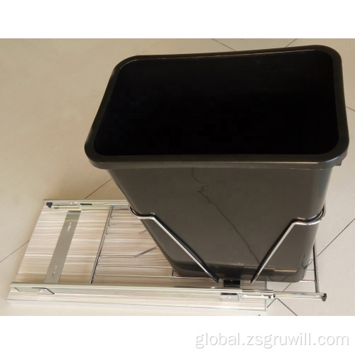 China kitchen grey or white single waste bin Supplier